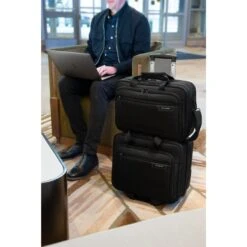 Samsonite Classic Business 2.0 Black 2-Wheeled Briefcase – 15.6” Laptop Overnight Travel Bag 15 Samsonite Classic Business 2.0 Black 2-Wheeled Briefcase – 15.6” Laptop Overnight Travel Bag -Luggage Pros Store Samsonite Classic Business 2 0 2 Wheeled Business Case 7