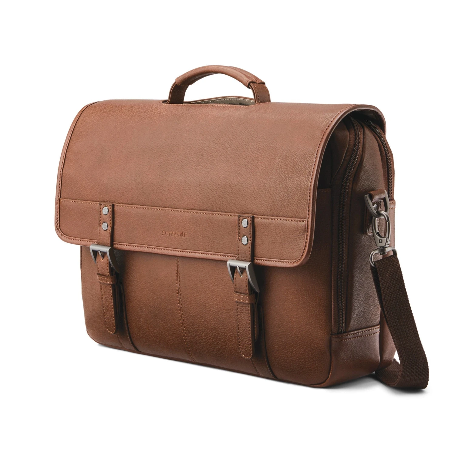 Samsonite Classic Leather Flapover 4 Samsonite Classic Leather Flapover - Image 2