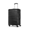 Samsonite Evolve SE Medium Spinner Luggage in Metallic Silver – Expandable Hardcase with Dual Spinner Wheels