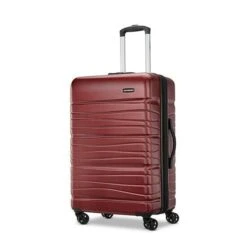 Samsonite Evolve SE Medium Spinner Luggage in Metallic Silver – Expandable Hardcase with Dual Spinner Wheels -Luggage Pros Store Samsonite Evolve SE Medium Spinner 3