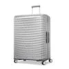 Samsonite Framelock Max Large 29" Spinner – Brushed Silver Zipper-less Hardside Checked Luggage