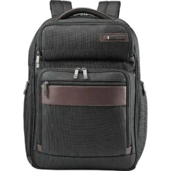 Samsonite Kombi Large Business Backpack – Ballistic Nylon & Leather Professional 15.6" Laptop Bag -Luggage Pros Store Samsonite Kombi Large Backpack 10