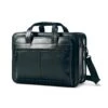 Samsonite Black Genuine Leather Expandable 15.6 Inch Laptop Business Case