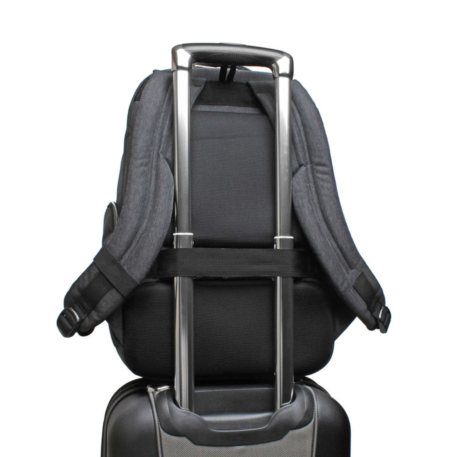 Samsonite Modern Utility Double Shot Backpack – Charcoal Two-Tone Ripstop 15.6 Inch Laptop Bag 10 Samsonite Modern Utility Double Shot Backpack – Charcoal Two-Tone Ripstop 15.6 Inch Laptop Bag - Image 8