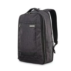 Samsonite Modern Utility Travel Backpack – Two-Tone Charcoal Expandable Carry-On Laptop Bag