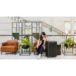 Samsonite Opto 3 Navy Blue 3-Piece Hardside Spinner Luggage Set – Expandable with EAZYHOOK™ -Luggage Pros Store Samsonite Opto 3 3 Piece Set Carry OnMediumLarge 19