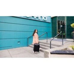 Samsonite Opto 3 Carry-On Spinner - Expandable Hardside Polycarbonate Luggage -Luggage Pros Store Samsonite Opto 3 Carry On Spinner 18