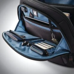 Samsonite Pro Slim Backpack - Black Ballistic Nylon Professional Tech Laptop Bag -Luggage Pros Store Samsonite Pro Slim Backpack 5