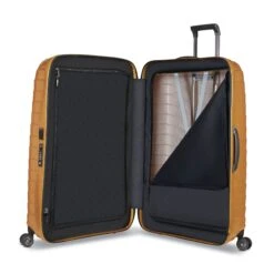 Samsonite Proxis Medium 27" Spinner - Honey Gold Roxkin Hardside Checked Luggage -Luggage Pros Store Samsonite Proxis Medium Spinner 6