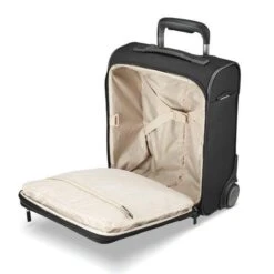 Samsonite Silhouette 17 Black Softside - 2-Wheel Underseater Carry-On with TecKit -Luggage Pros Store Samsonite Silhouette 17 Softside 2 Wheel Underseater 5