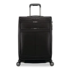 Samsonite Silhouette 17 Black Softside Medium Expandable Spinner - Checked Luggage -Luggage Pros Store Samsonite Silhouette 17 Softside Medium Expandable Spinner 4