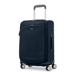 Samsonite Silhouette 18 Black Softside Carry-On Expandable Spinner - Aero-Trac 4-Wheel Luggage 24 Samsonite Silhouette 18 Black Softside Carry-On Expandable Spinner - Aero-Trac 4-Wheel Luggage -Luggage Pros Store Samsonite Silhouette 18 Softside Carry On Expandable Spinner 3