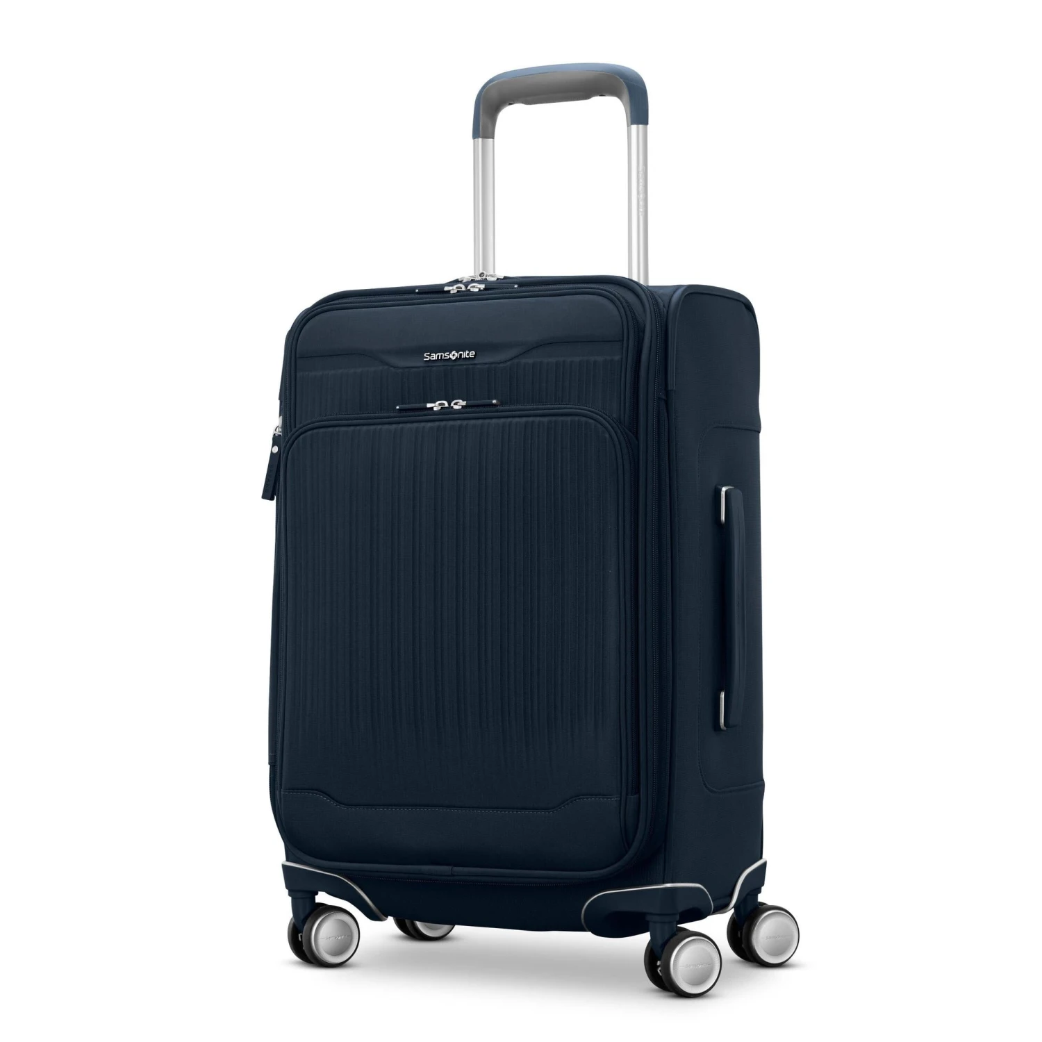 Samsonite Silhouette 18 Black Softside Carry-On Expandable Spinner - Aero-Trac 4-Wheel Luggage 5 Samsonite Silhouette 18 Black Softside Carry-On Expandable Spinner - Aero-Trac 4-Wheel Luggage - Image 3