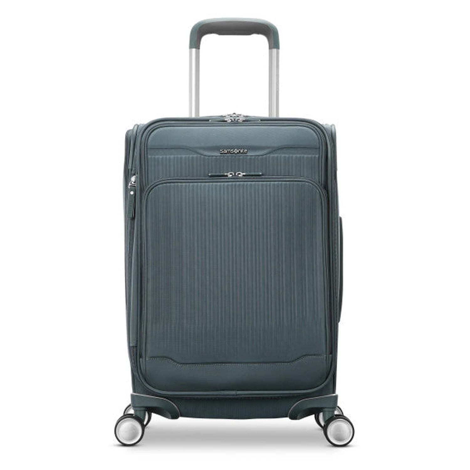 Samsonite Silhouette 18 Black Softside Carry-On Expandable Spinner - Aero-Trac 4-Wheel Luggage 6 Samsonite Silhouette 18 Black Softside Carry-On Expandable Spinner - Aero-Trac 4-Wheel Luggage - Image 4
