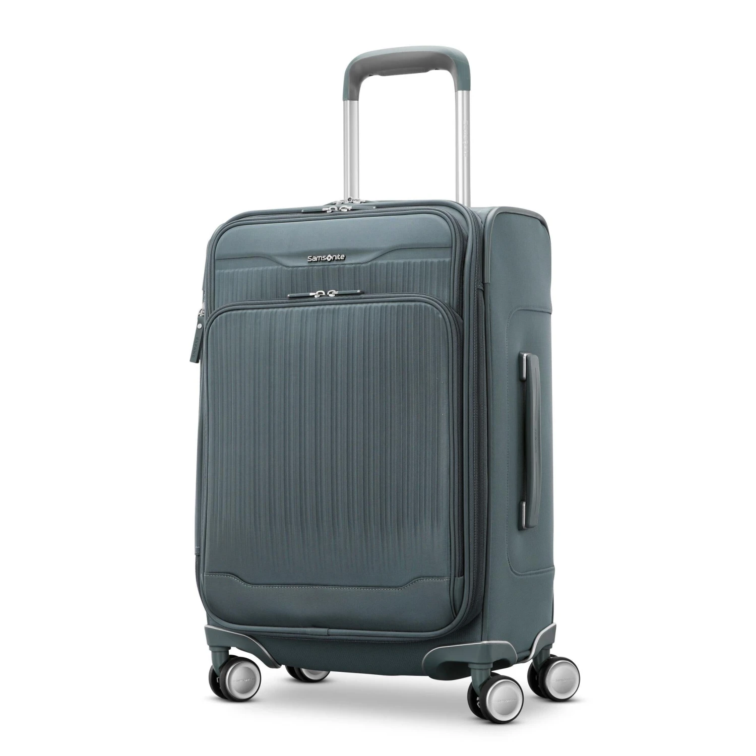 Samsonite Silhouette 18 Black Softside Carry-On Expandable Spinner - Aero-Trac 4-Wheel Luggage 3 Samsonite Silhouette 18 Black Softside Carry-On Expandable Spinner - Aero-Trac 4-Wheel Luggage