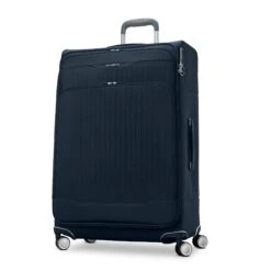 Samsonite Silhouette 18 Black Large Expandable Softside Spinner – 30-Inch Checked Luggage