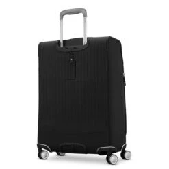 Samsonite Silhouette 18 Medium Expandable Softside Spinner Luggage - Black -Luggage Pros Store Samsonite Silhouette 18 Softside Medium Expandable Spinner 7