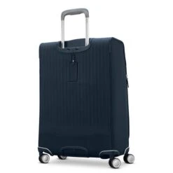 Samsonite Silhouette 18 Medium Expandable Softside Spinner Luggage - Black -Luggage Pros Store Samsonite Silhouette 18 Softside Medium Expandable Spinner 9