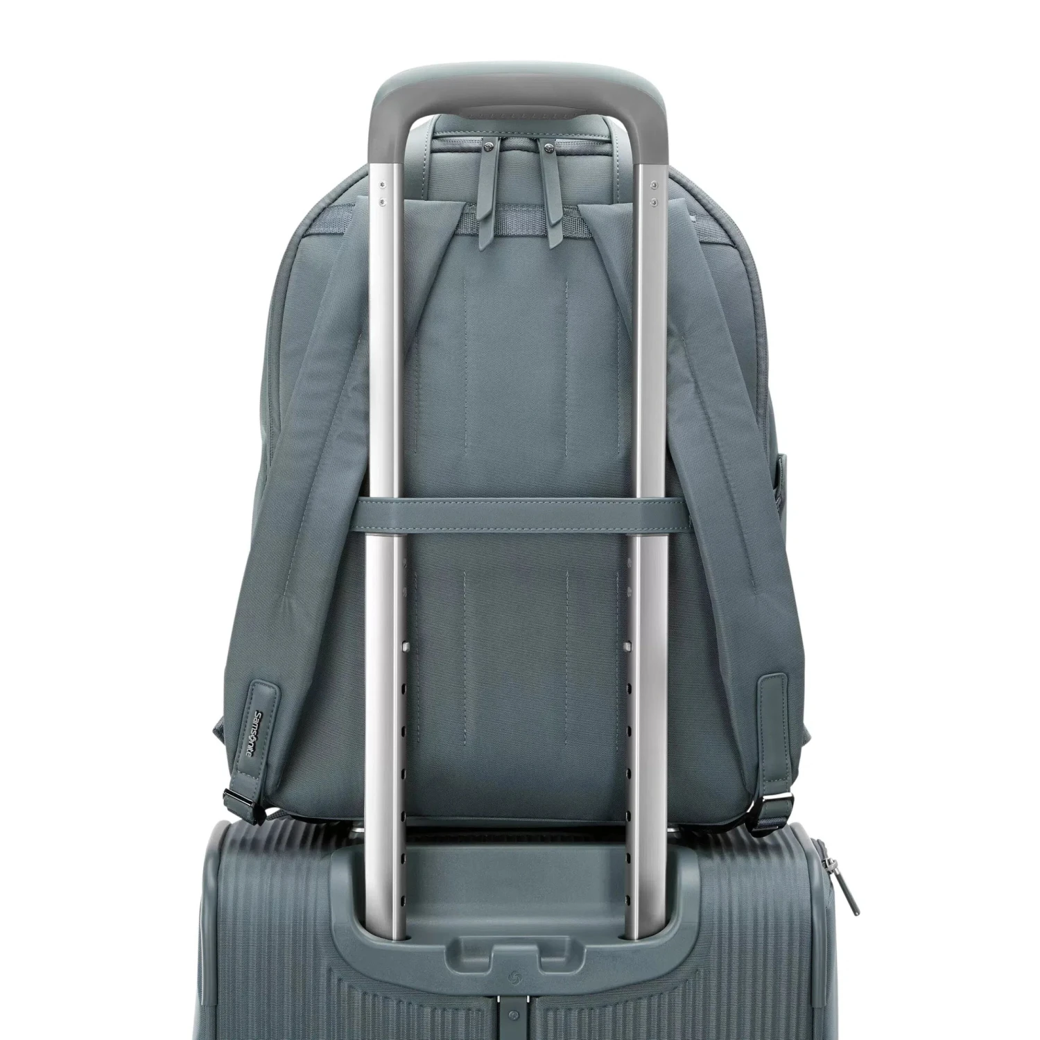 Samsonite Silhouette 18 Women's Laptop Backpack - Black Recycled Fabric with Magnetic Wristlet 19 Samsonite Silhouette 18 Women's Laptop Backpack - Black Recycled Fabric with Magnetic Wristlet - Image 17