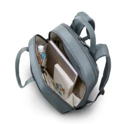 Samsonite Silhouette 18 Women's Laptop Backpack - Black Recycled Fabric with Magnetic Wristlet 23 Samsonite Silhouette 18 Women's Laptop Backpack - Black Recycled Fabric with Magnetic Wristlet -Luggage Pros Store Samsonite Silhouette 18 Womens Backpack 4