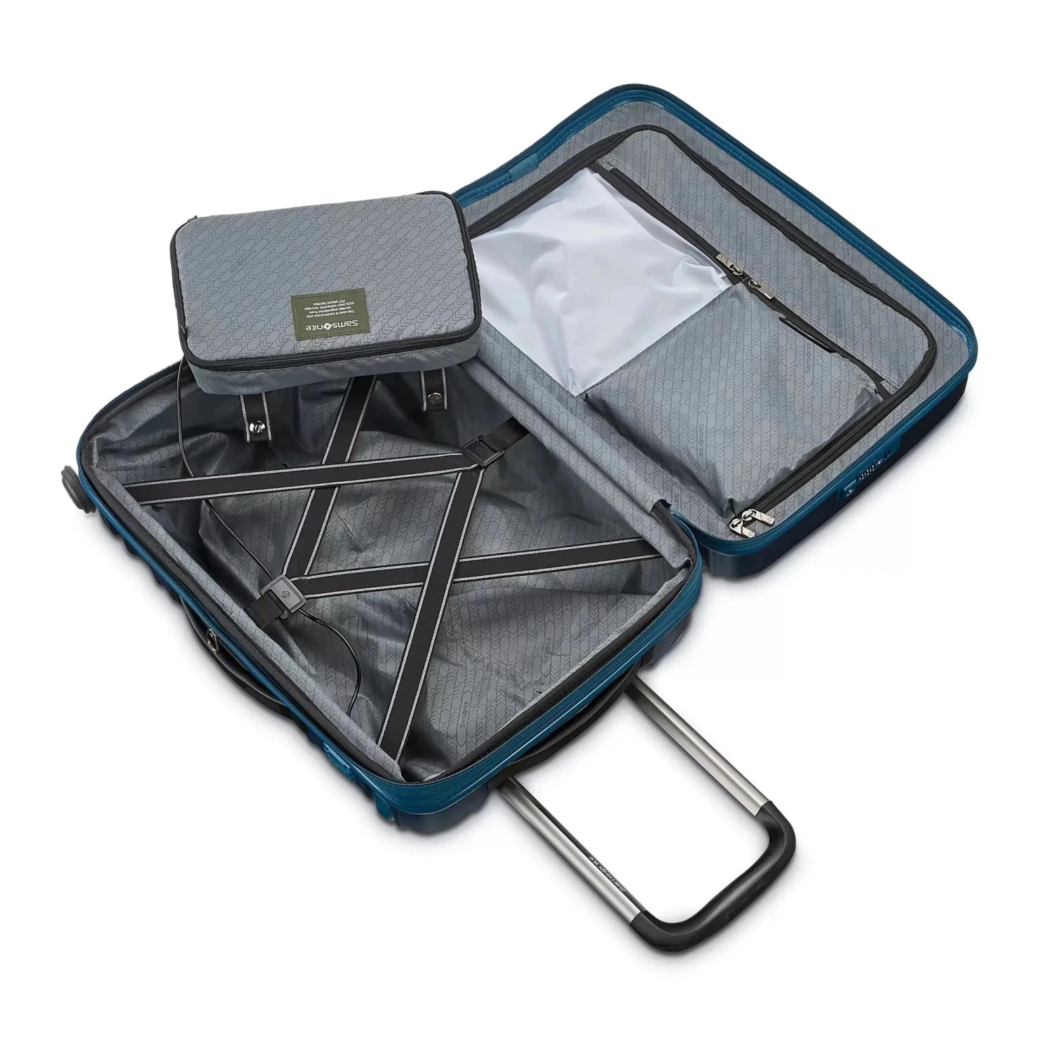 Samsonite Stryde 2 Carry-On Spinner - Matte Graphite Polycarbonate Hardshell Luggage 7 Samsonite Stryde 2 Carry-On Spinner - Matte Graphite Polycarbonate Hardshell Luggage - Image 5