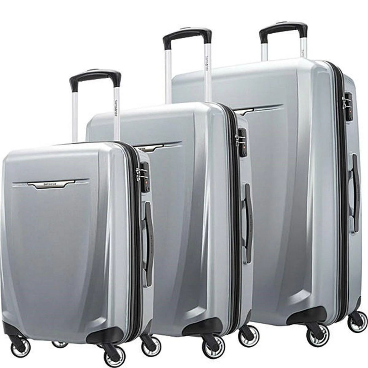 Samsonite Winfield 3 DLX Metallic Hardside 3-Piece Set - Expandable Spinner Luggage (20/25/28) 3 Samsonite Winfield 3 DLX Metallic Hardside 3-Piece Set - Expandable Spinner Luggage (20/25/28)