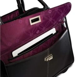 Samsonite Women's Wheeled Mobile Office – Black Executive 15" Laptop Briefcase -Luggage Pros Store Samsonite Womens Mobile Office 3