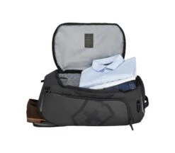 Victorinox Touring 2.0 Travel 2-in-1 Duffel - Convertible Medium Backpack Travel Bag -Luggage Pros Store TD Blk Open2