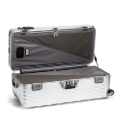 TUMI 19 Degree Aluminum Silver Rolling Trunk – Heavy-Duty Extra Large Checked Luggage 10 TUMI 19 Degree Aluminum Silver Rolling Trunk – Heavy-Duty Extra Large Checked Luggage -Luggage Pros Store TUMI 19 Degree Aluminum Rolling Trunk 3