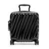 TUMI 19 Degree Black Polycarbonate Compact Underseat 4-Wheeled Brief 1 TUMI 19 Degree Black Polycarbonate Compact Underseat 4-Wheeled Brief -Luggage Pros Store TUMI 19 Degree Small Compact 4 Wheeled Brief