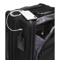 TUMI Alpha 3 Black FXT Ballistic Nylon – Continental Expandable 4-Wheel Carry-On Luggage -Luggage Pros Store TUMI Alpha 3 Continental Expandable 4 Wheel Carry On 6