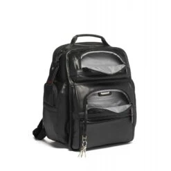 TUMI Alpha 3 Leather Brief Pack -Luggage Pros Store TUMI Alpha 3 Leather Brief Pack 3
