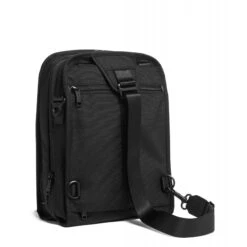 TUMI Alpha 3 Black Medium Travel Tote - Expandable Ballistic Nylon Luggage -Luggage Pros Store TUMI Alpha 3 Medium Travel Tote 5
