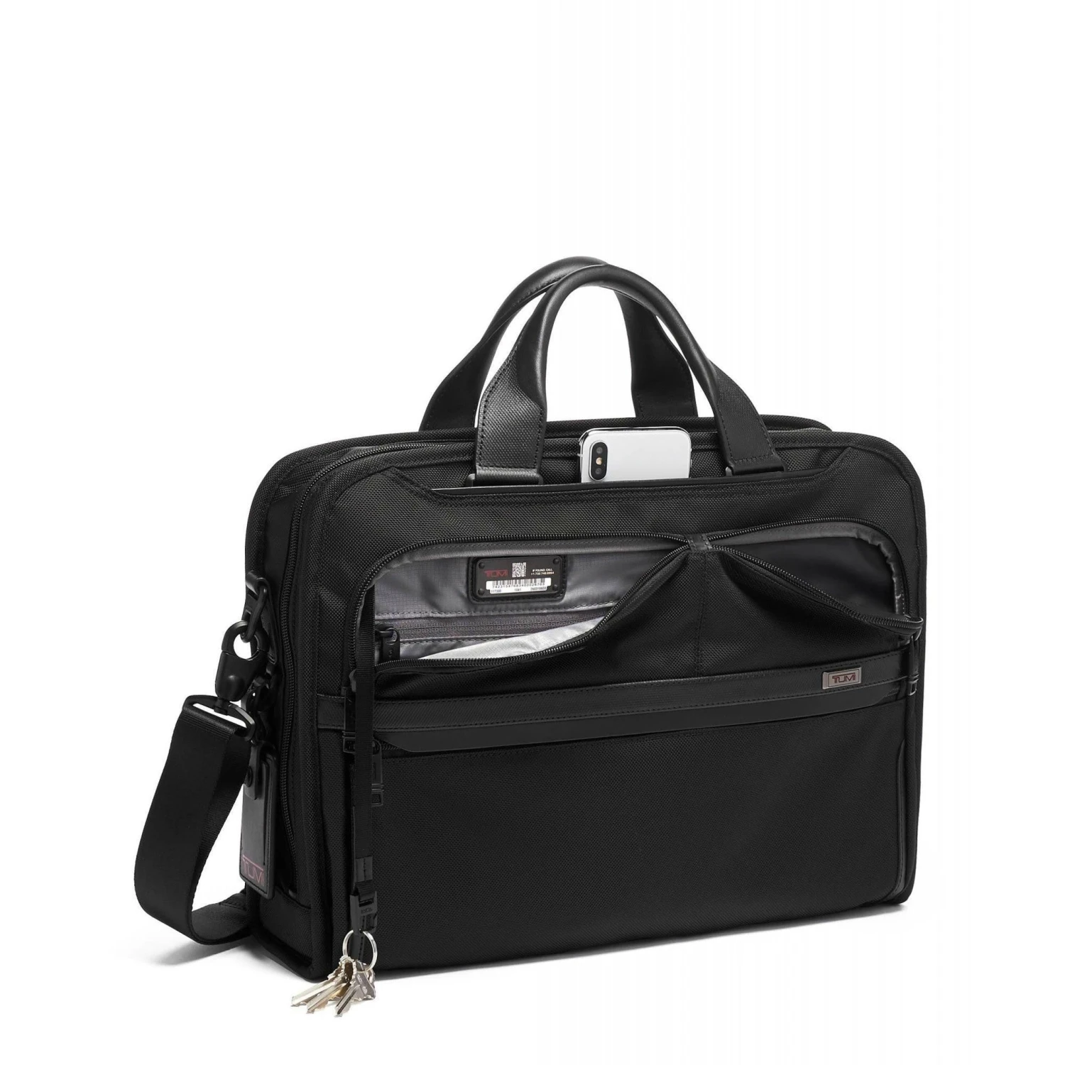 TUMI Alpha 3 Black FXT Ballistic Nylon Organizer Portfolio Brief – Slim Laptop Commuter Bag 5 TUMI Alpha 3 Black FXT Ballistic Nylon Organizer Portfolio Brief – Slim Laptop Commuter Bag - Image 3