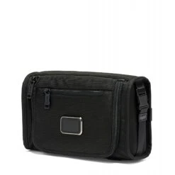 TUMI Alpha 3 Black FXT Ballistic Nylon Travel Kit - Professional U-Zip Toiletry Bag -Luggage Pros Store TUMI Alpha 3 Travel Kit 3