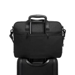 TUMI Alpha Bravo Advanced Brief - Black Ballistic Nylon 15" Laptop Business Bag 12 TUMI Alpha Bravo Advanced Brief - Black Ballistic Nylon 15" Laptop Business Bag -Luggage Pros Store TUMI Alpha Bravo Advanced Brief 5