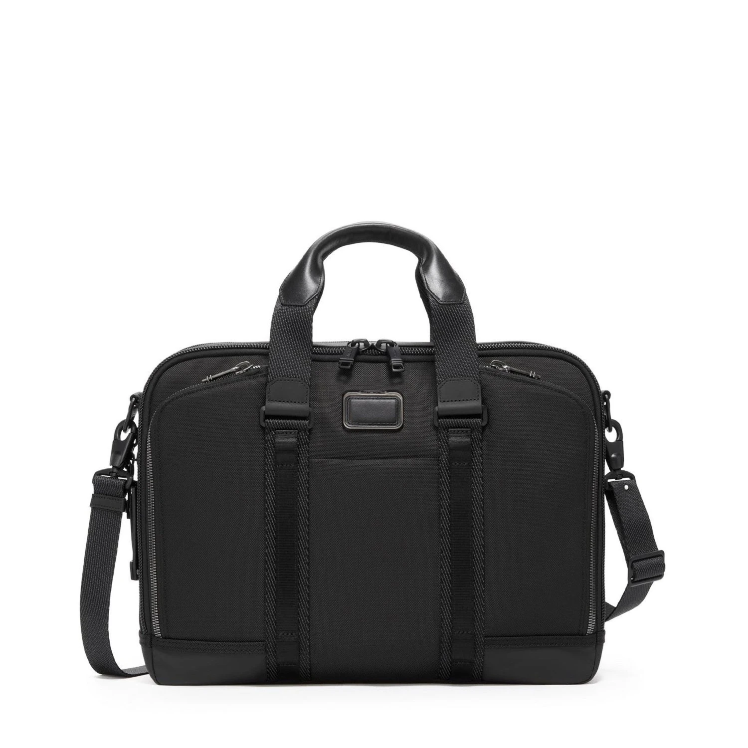 TUMI Alpha Bravo Advanced Brief - Black Ballistic Nylon 15" Laptop Business Bag 3 TUMI Alpha Bravo Advanced Brief - Black Ballistic Nylon 15" Laptop Business Bag