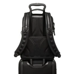 TUMI Alpha Bravo Dynamic Backpack - Black Recycled Leather Laptop Bag -Luggage Pros Store TUMI Alpha Bravo Dynamic Backpack 5