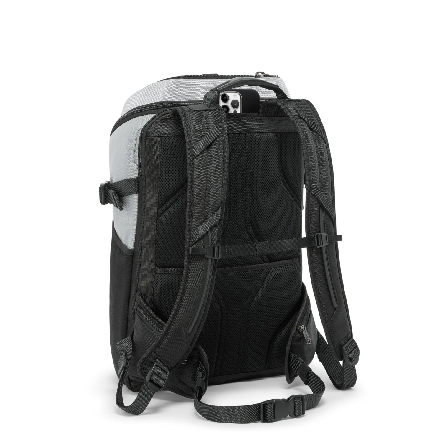 Tumi Alpha Bravo Reserve Backpack Black with Grey Geometric Mesh – Nomadic Capsule Laptop Backpack 6 Tumi Alpha Bravo Reserve Backpack Black with Grey Geometric Mesh – Nomadic Capsule Laptop Backpack - Image 4