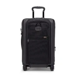 TUMI Alpha Hybrid Black International Expandable 4-Wheeled Carry-On Spinner