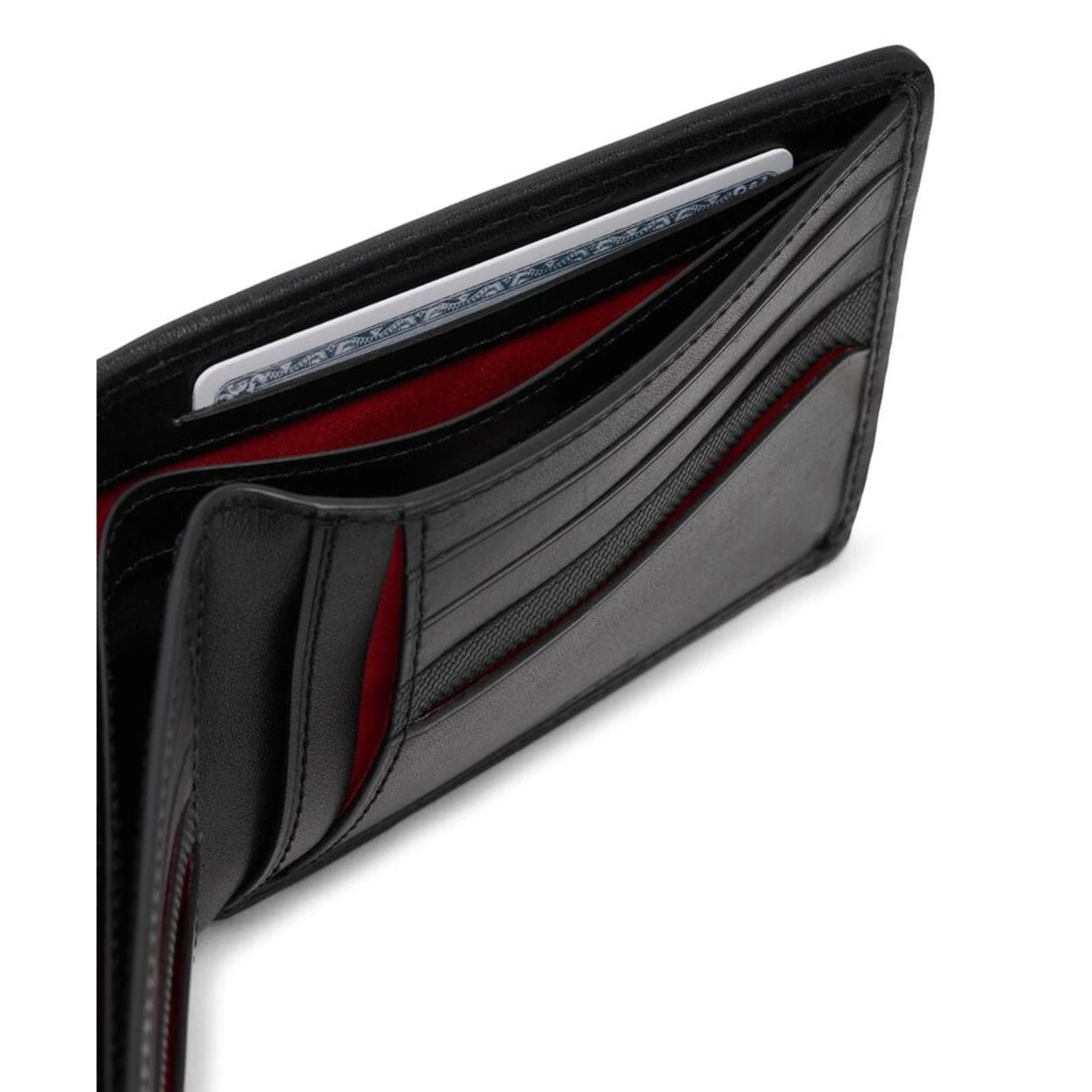 TUMI Alpha SLG Global Double Billfold in Black Ballistic Nylon – 50th Anniversary Red Edition 8 TUMI Alpha SLG Global Double Billfold in Black Ballistic Nylon – 50th Anniversary Red Edition - Image 6