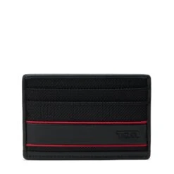 TUMI Alpha SLG Slim Card Case – Black Ballistic Nylon with ID Window Minimalist Wallet -Luggage Pros Store TUMI Alpha SLG Slim Card Case 3