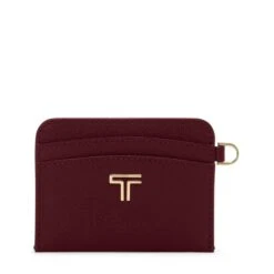 TUMI Belden SLG Metallic Zinc Leather – Slim 4-Pocket Card Case with D-Ring -Luggage Pros Store TUMI Belden SLG Card Case 7