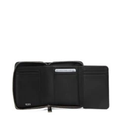 TUMI Belden Navy Leather Tri-Fold Zip-Around Wallet - Compact Multi-Pocket Organizer 11 TUMI Belden Navy Leather Tri-Fold Zip-Around Wallet - Compact Multi-Pocket Organizer -Luggage Pros Store TUMI Belden SLG Tri Fold Zip Around Wallet 3