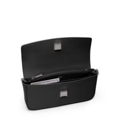 TUMI Belden Black Leather Wallet On Chain – 3-in-1 Crossbody Clutch with Removable Card Case -Luggage Pros Store TUMI Belden SLG Wallet On Chain 3