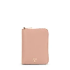 TUMI Belden Black Leather Zip Around Passport Case - Gold Hardware Travel Wallet -Luggage Pros Store TUMI Belden SLG Zip Around Passport Case 3