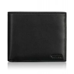 TUMI Delta Global Center Flip ID Passcase - RFID Blocking Napa Leather Wallet