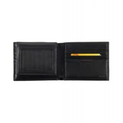 TUMI Delta Global Center Flip ID Passcase Wallet - Black Napa Leather with RFID Lock -Luggage Pros Store TUMI Delta RFID Global Removable Passcase ID 2