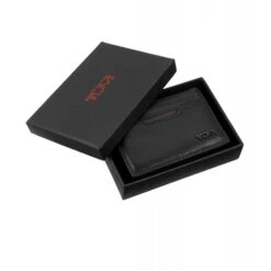 Tumi Delta Black Napa Leather RFID Blocking Money Clip Card Case -Luggage Pros Store TUMI Delta RFID Money Clip Card Case 5