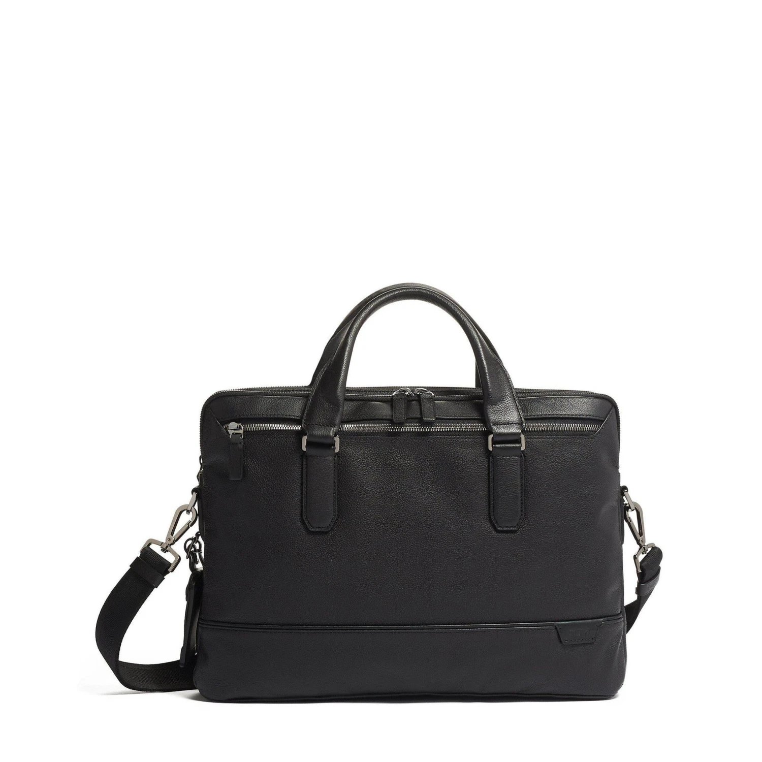 TUMI Harrison Sycamore Black Pebbled Leather Slim Briefcase – Professional 14" Laptop Bag 3 TUMI Harrison Sycamore Black Pebbled Leather Slim Briefcase – Professional 14" Laptop Bag